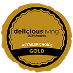 „Retailer Choice Gold“ apdovanojimas, „Delicious Living Awards 2024“.