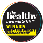 „The Healthy Awards 2019“ nugalėtojo ženklelis kategorijoje „Svorio kontrolė“.