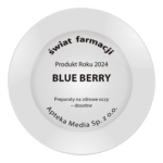 Sidabrinis apdovanojimo ženklelis su „Świat Farmacji 2022 metų produktas“ įvertinimu „Blue Berry“.