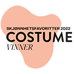 Ženklelis, žymintis „Costume Skjønnhetsfavoritter 2022“ nugalėtoją.