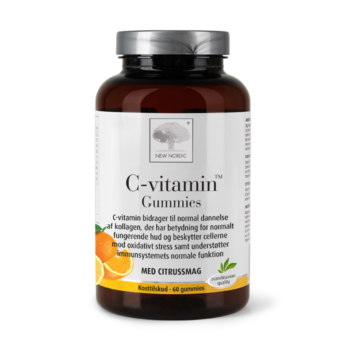 „New Nordic C-vitamin™ GUMMIES“ su C vitaminu padeda palaikyti normalią kolageno sintezę, imuninės sistemos veiklą ir apsaugoti ląsteles nuo oksidacinės žalos.