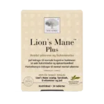 New Nordic Lion’s Mane™ Plus – papildas su Lion’s Mane grybu, B vitaminais ir jodu protinei veiklai ir atminčiai, 30 tablečių.