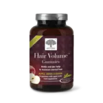 „New Nordic Hair Volume™“ guminukai su biotinu ir cinku, padedantys išlaikyti normalią plaukų, odos ir nagų būklę – patogioje guminukų formoje.