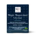 New Nordic Magic Magnesium™ Glycinat maisto papildas su magniu, B grupės vitaminais ir vitaminu D nervų sistemai.