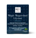 New Nordic Magic Magnesium™ Glycinat maisto papildas su magniu, B grupės vitaminais ir vitaminu D nervų sistemai.