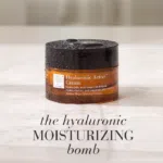 Naujas „Nordic Hyaluronic Active™“ kremas. Su užrašu: „hialurono drėkinamoji bomba“