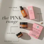 „Hyaluronic Active™“ serija, pateikiama rožinės spalvos pakuotėse su užrašu „The Pink Range“.
