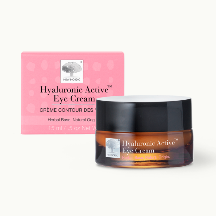 „Hyaluronic Active™“ akių kremo pakuotės priekinė pusė.