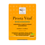 „New Nordic Prosta Vita™“ tabletės padeda išlaikyti vyrų sveikatą ir gyvybingumą, nes jų sudėtyje yra moliūgų sėklų ekstrakto, folio rūgšties ir augalinių ekstraktų derinio. Produkto nuotrauka.