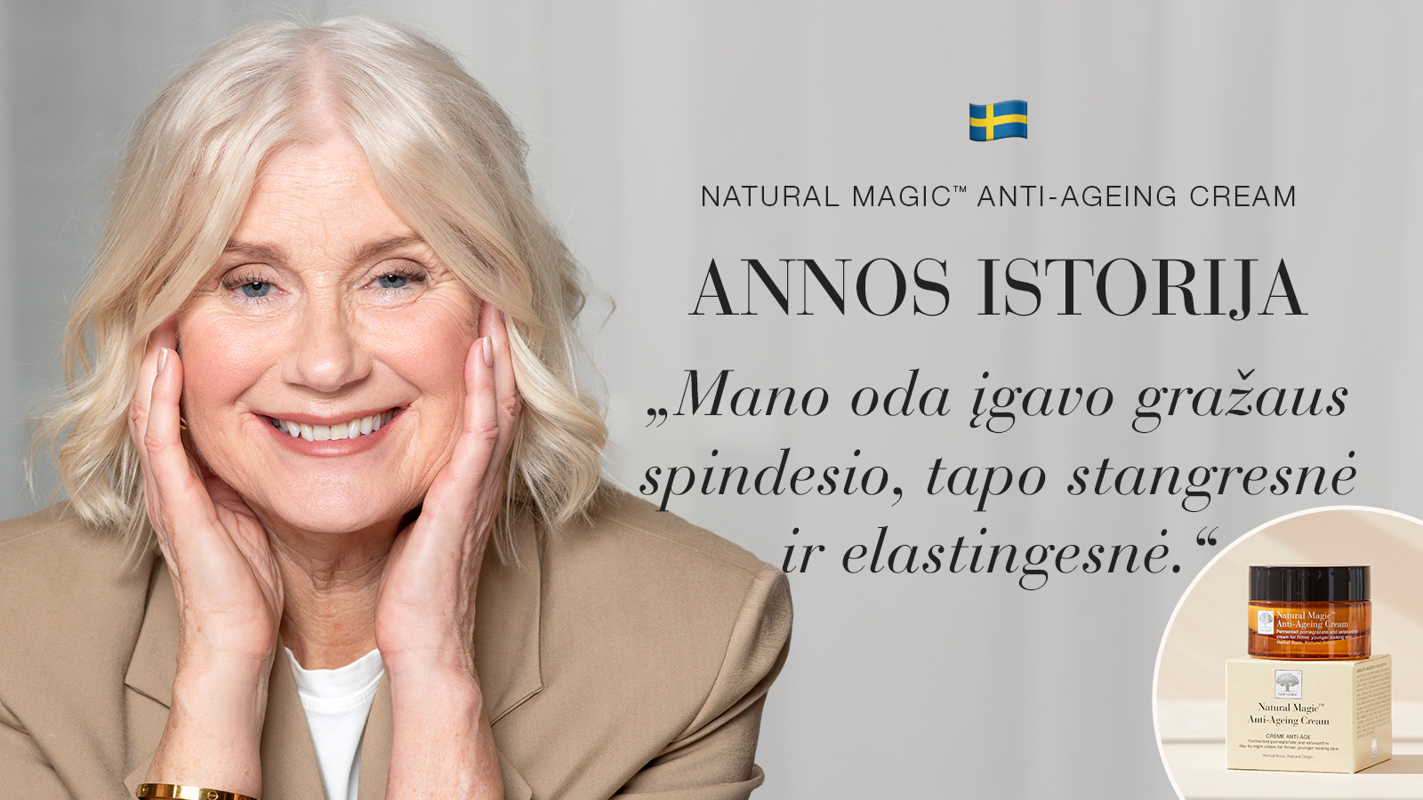 Natural Magic™: Mano oda jaučiasi lygi ir švelni kaip šilkas 9 „Natural Magic™“ atjauninančios odos priežiūros atsiliepimas: Annos istorija ir atsiliepimas