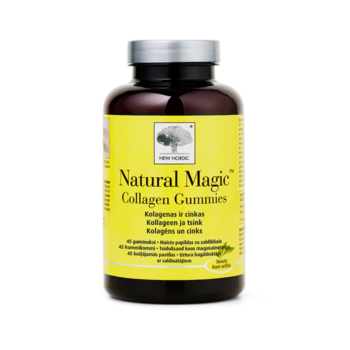 New Nordic Natural Magic™ Collagen Gummies maisto papildas su kolagenu ir cinku, 45 guminukai.