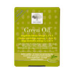 New Nordic Green Oil™ – veganiškas augalinės kilmės omega 3, 6 ir 9 papildas, 120 lengvai nuryjamų kapsulių.