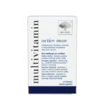 New Nordic Multivitamin Active Man – subalansuotas vitaminų, mineralų ir mikroelementų kompleksas aktyviems vyrams, 120 tablečių.