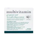 New Nordic Multivitamin Pregnant and Breastfeeding Woman – subalansuotas vitaminų ir mineralų kompleksas nėščioms ir žindančioms moterims, 90 tablečių.